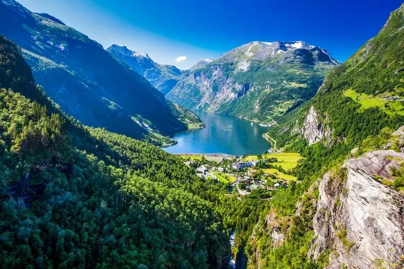 Norwegia co zobaczyć mapa?