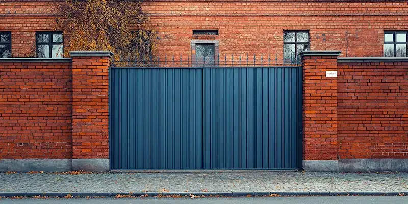 Moderne Zäune aus Polen